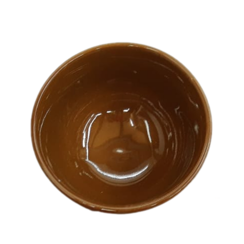 Tigela de Porcelana Japonesa Marrom 500ml BelaVista