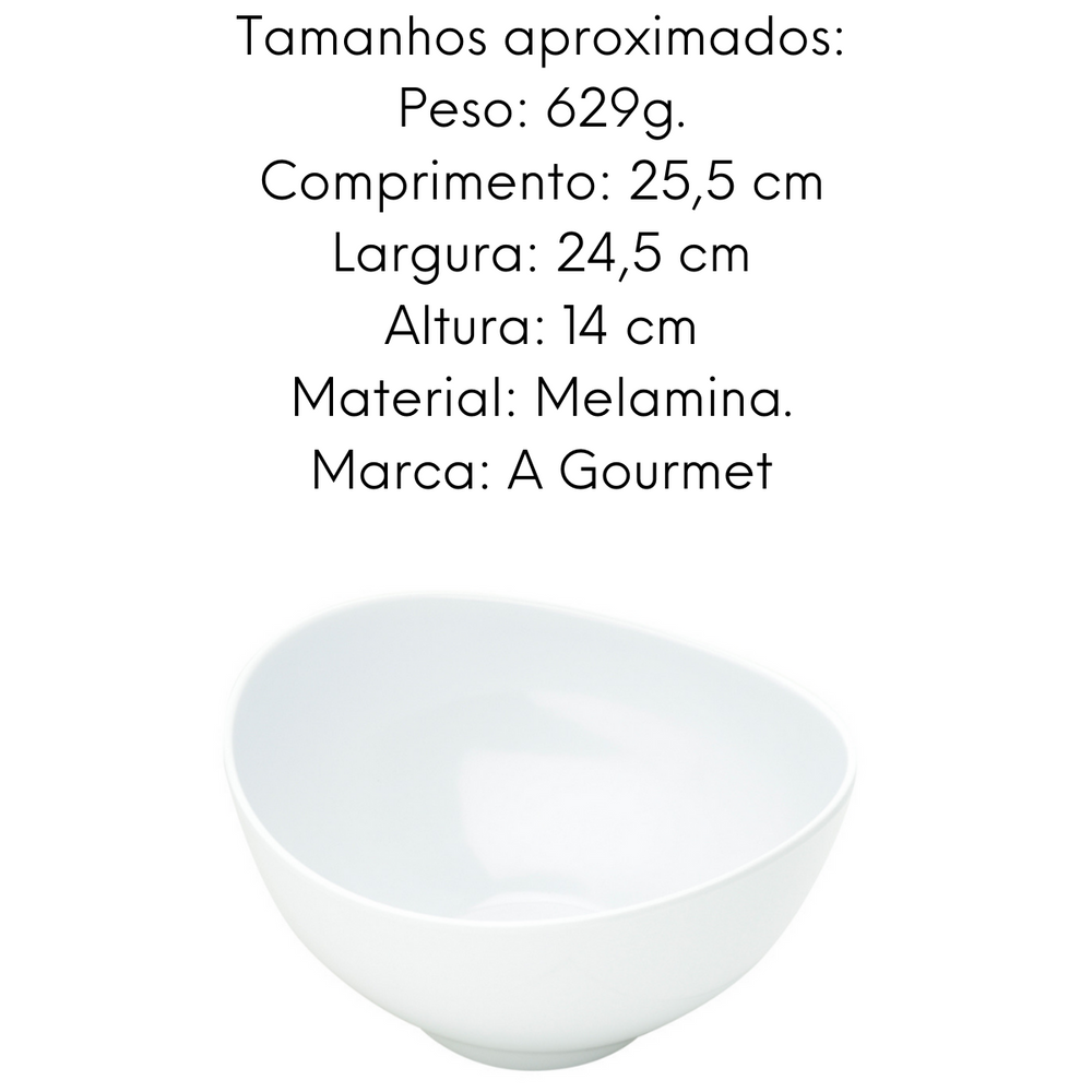 Tigela Saladeira de Melamina Rojemac