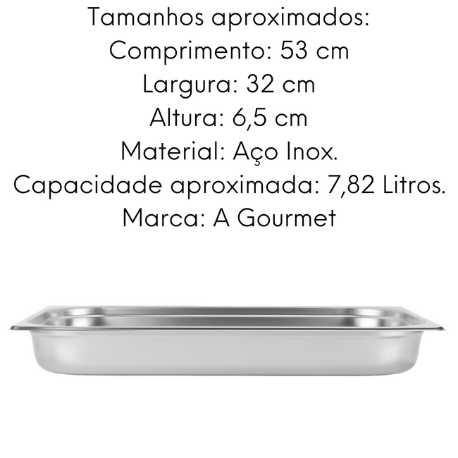Cuba em Aço inox 201 GN 1/1 65mm 7,82L Main Image
