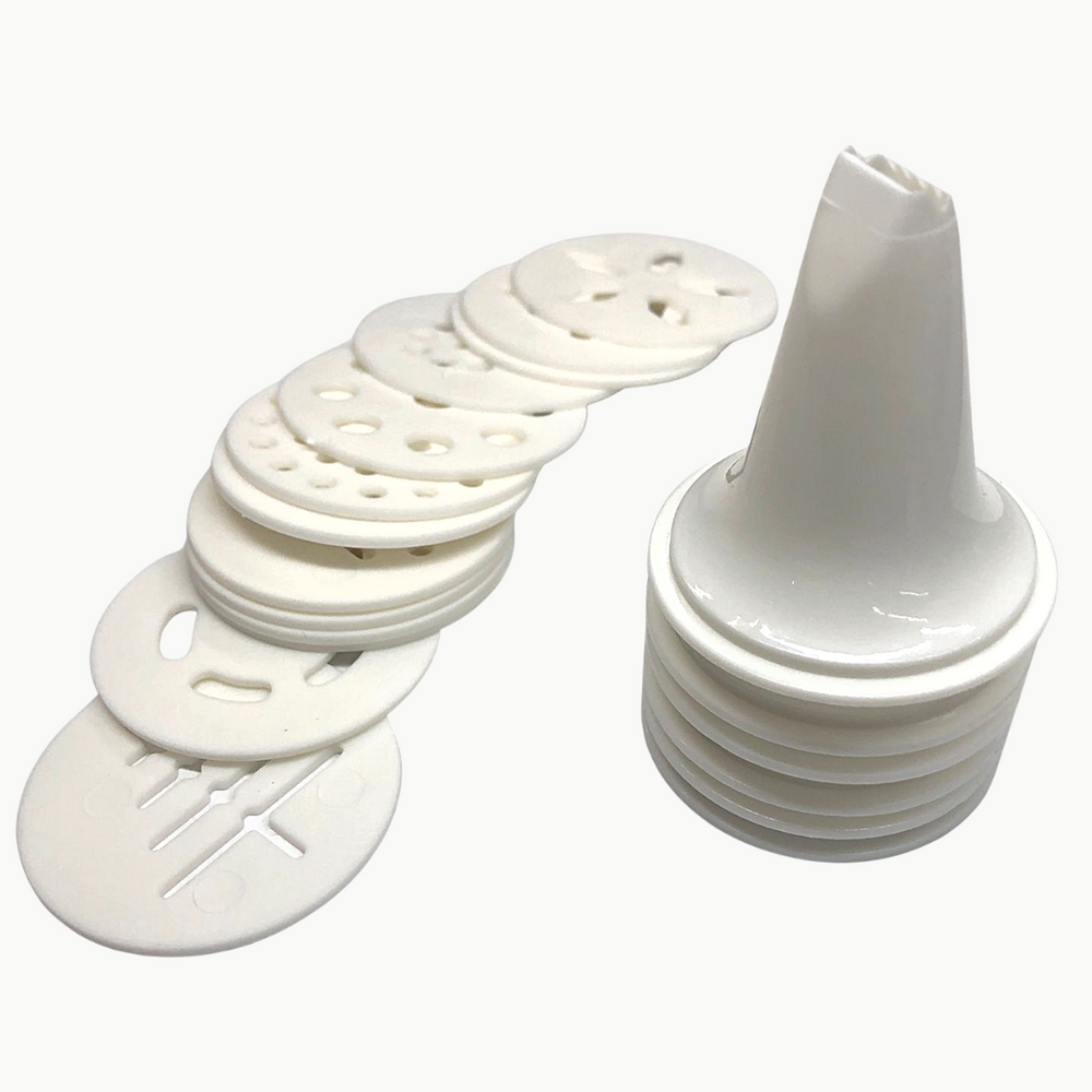 Biscoiteira Transparente 20 Peças Com Bicos Hercules