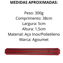 Barra Magnética de Aço Inox - A Gourmet