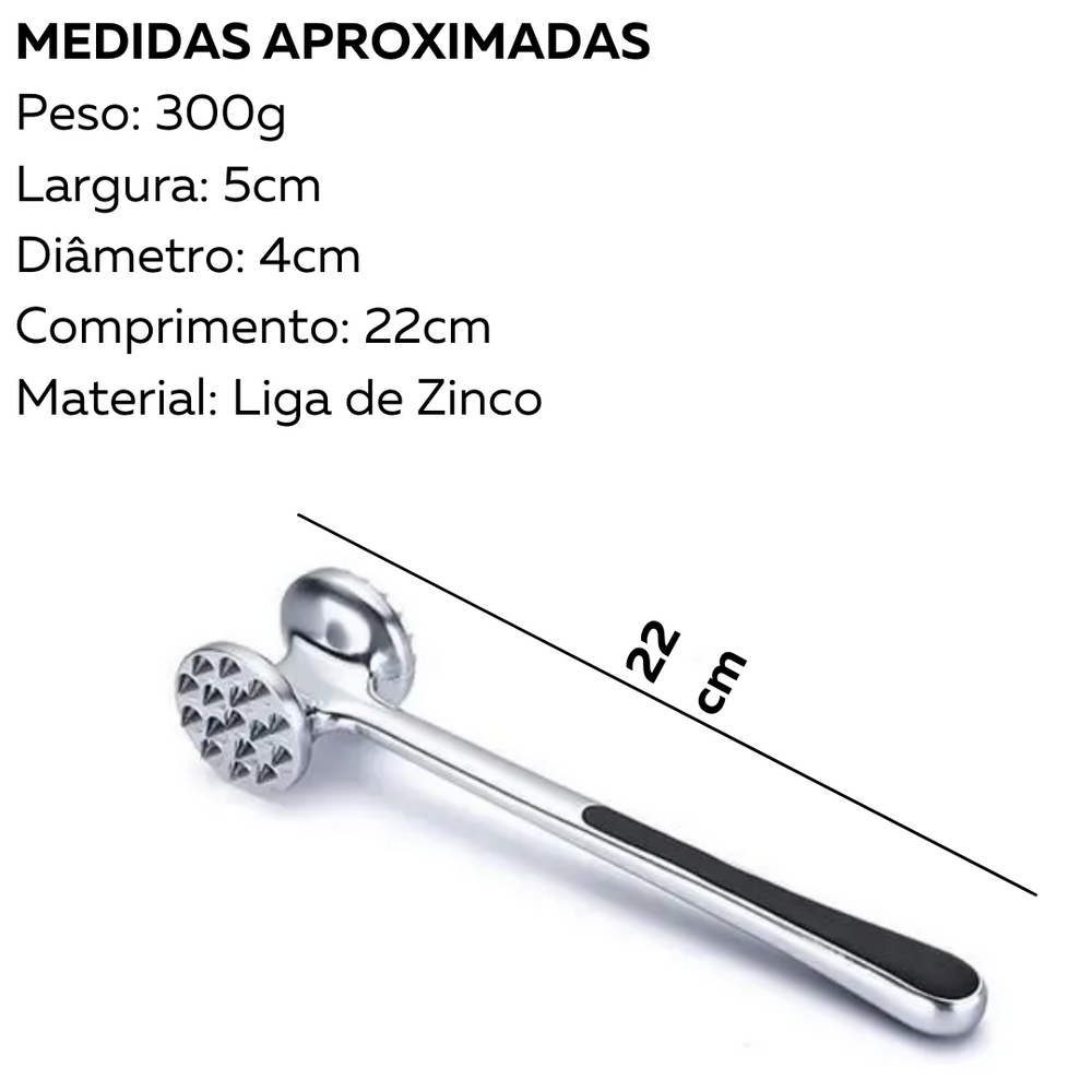 Martelo de Carne em Liga de Zinco unyhome