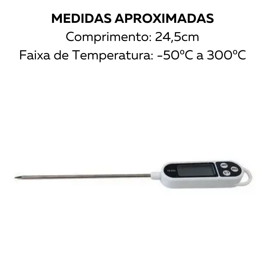 Termómetro Culinário Digital Espeto unyhome