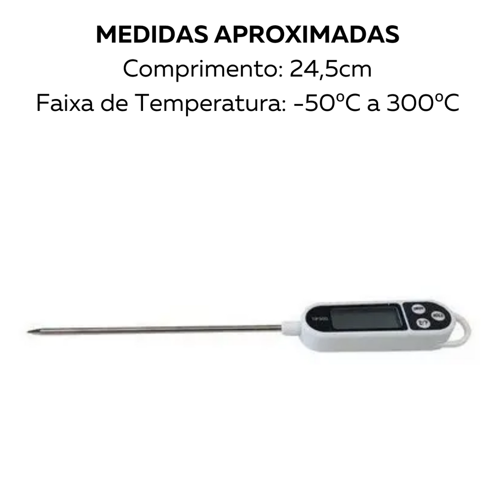 Termómetro Culinário Digital Espeto unyhome