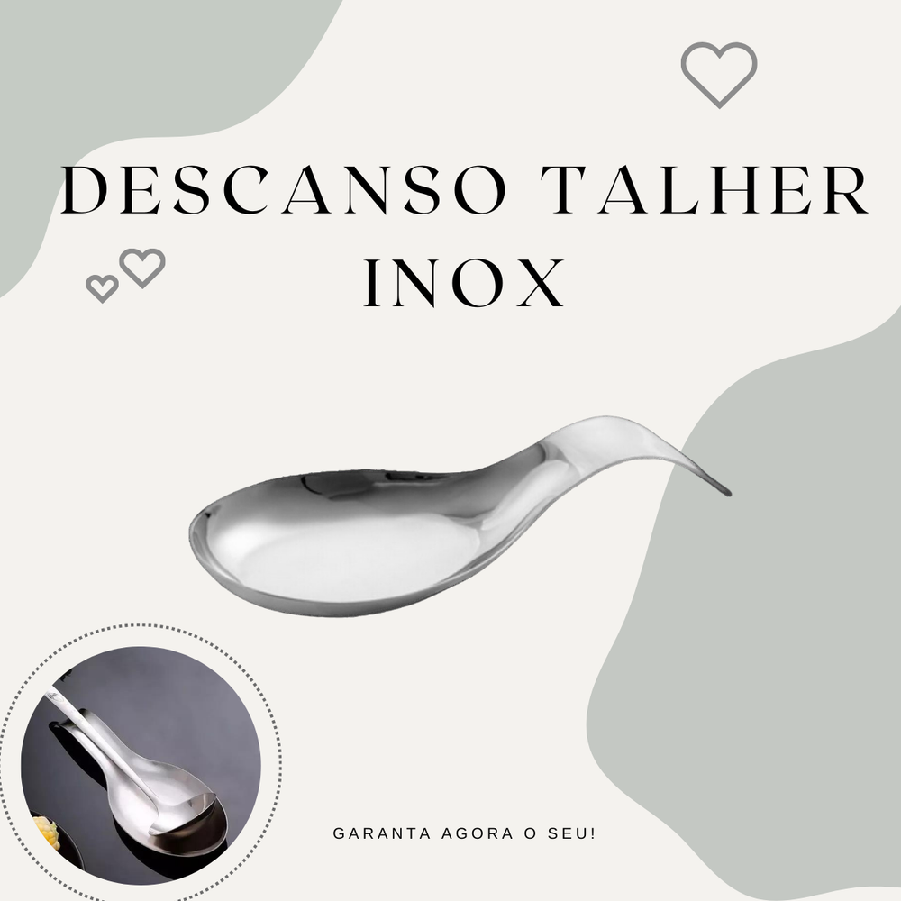 Descanso de Talher Aço Inox - A Gourmet