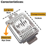 Fatiador de Ovos em Aço inox 14,5cm unyhome