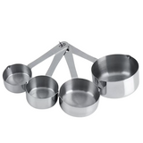 Kit 4 Copo de Medição em Aço Inox unyhome