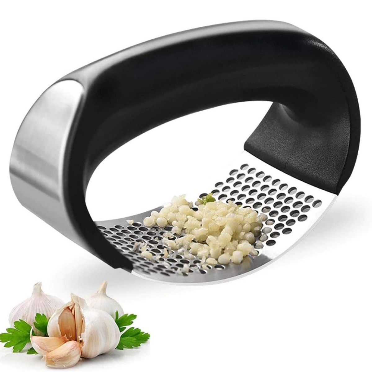 Espremedor de Alho Gangorra de Aço Inox - A Gourmet