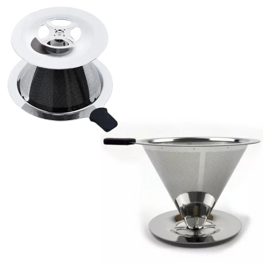 Coador de Café Reutilizável de Aço Inox 8,5cm