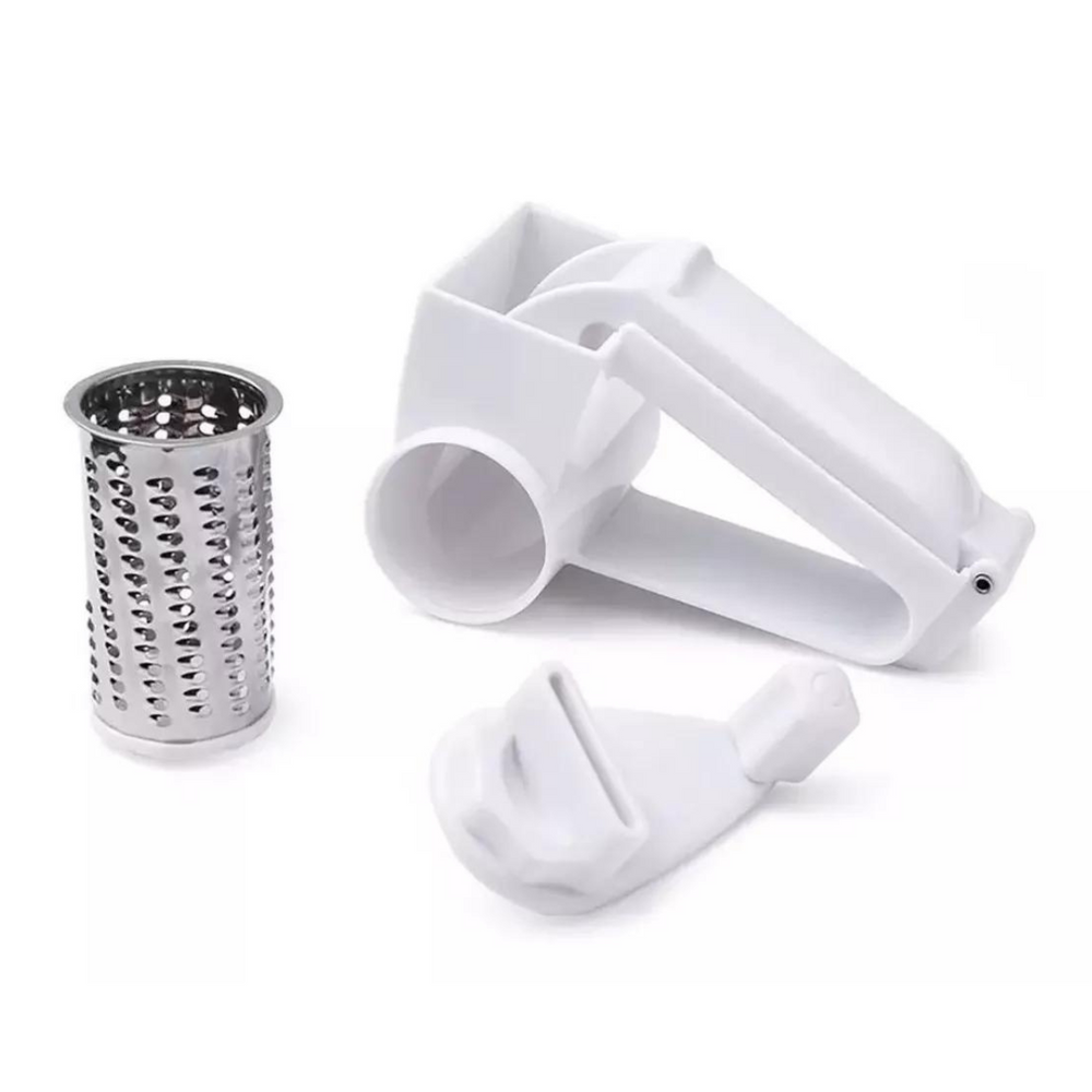 Ralador de Queijo Manual Portátil Branco - A Gourmet