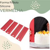 Kit 4 Espatula Decorativa Vermelha