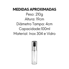 Spray Pulverizador Azeite/Vinagre de vidro - A Gourmet