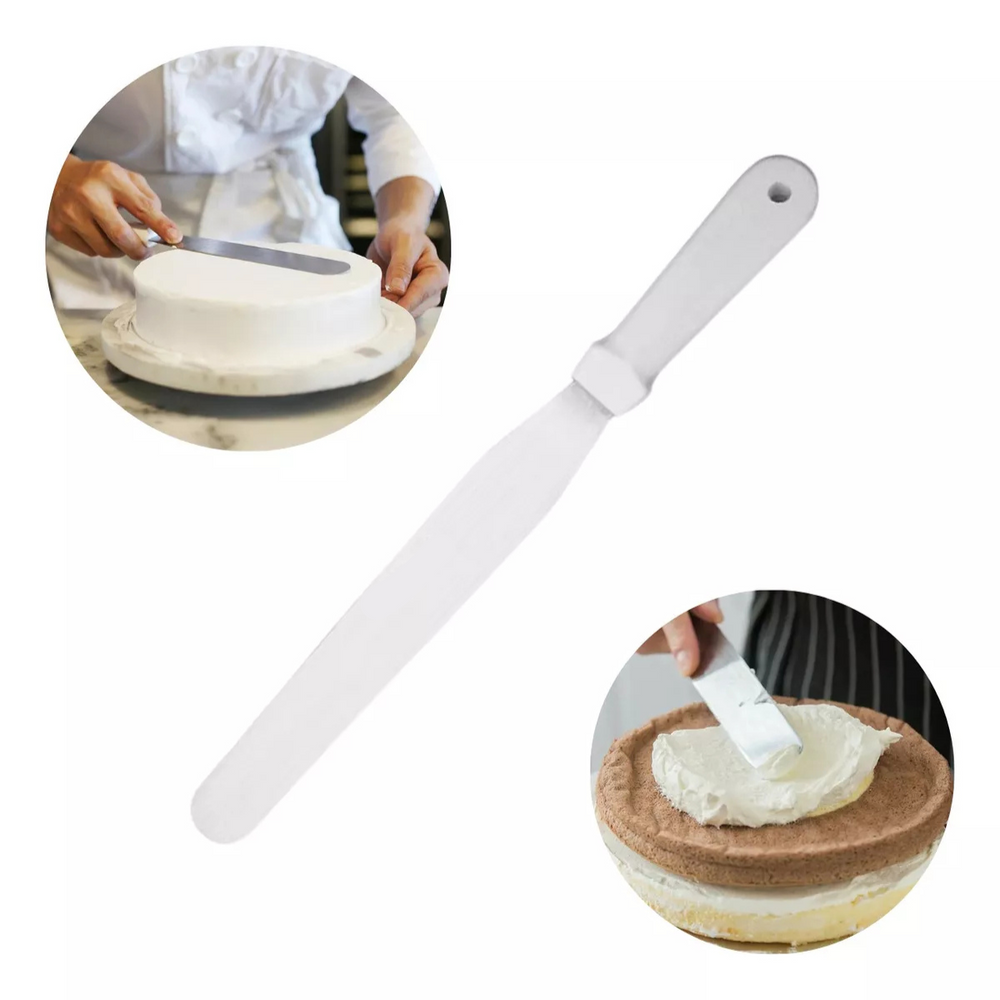 Espatula de Confeitar em Aço Inox 12'' - A Gourmet