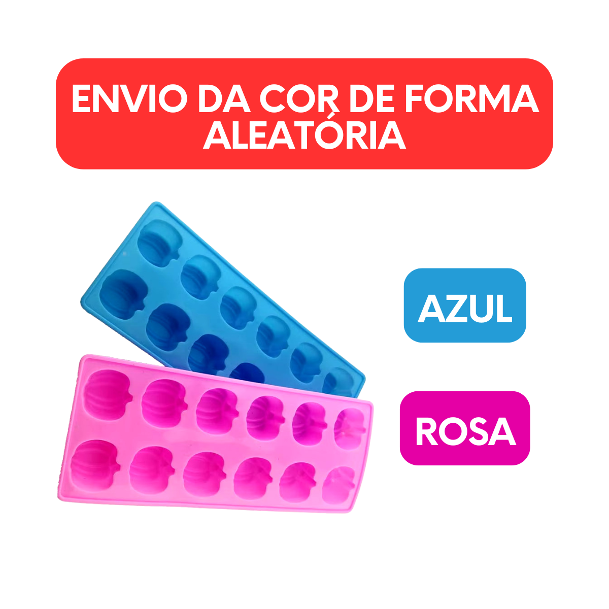 Forma de Silicone Abóbora Cor Sortida - A Gourmet