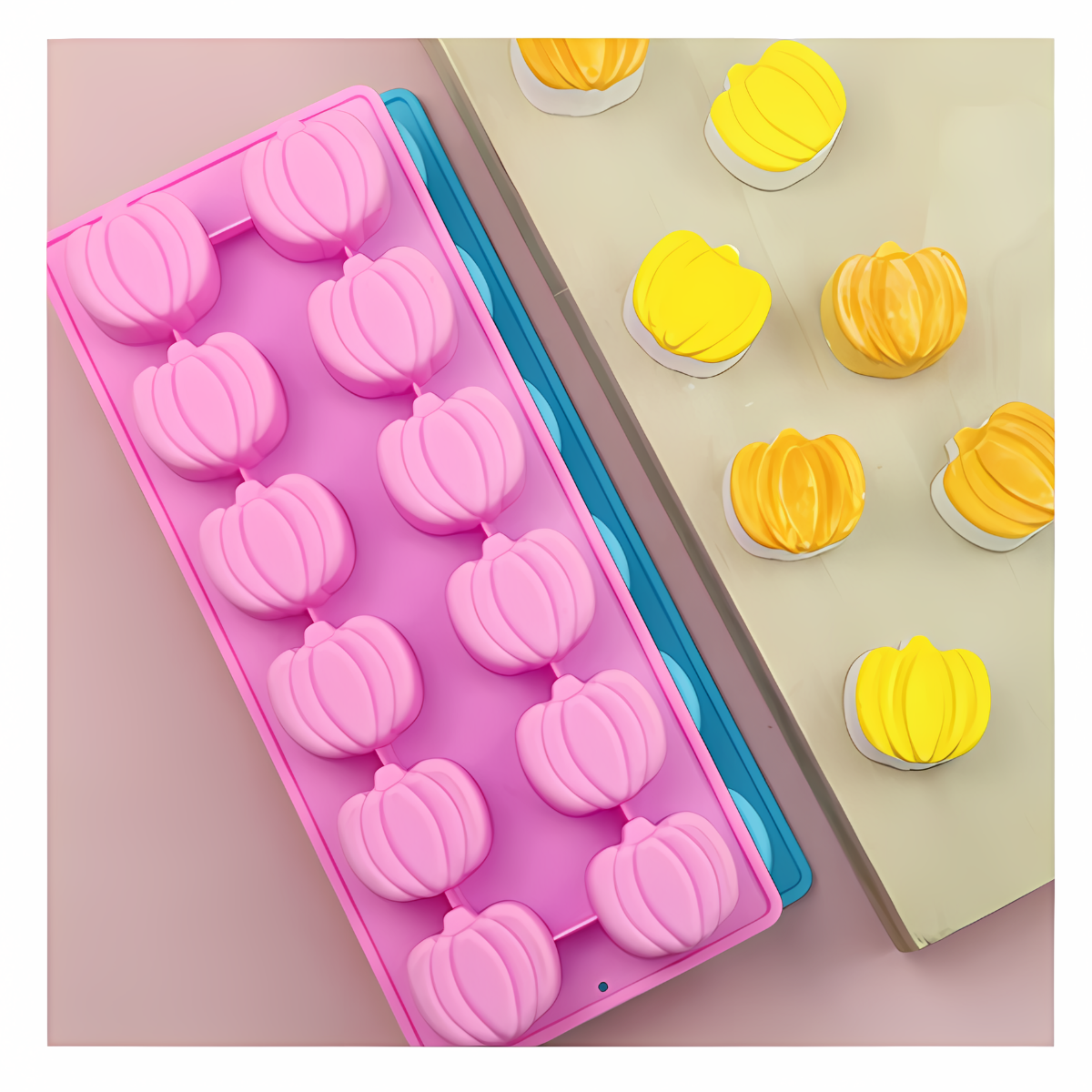 Forma de Silicone Abóbora Cor Sortida - A Gourmet