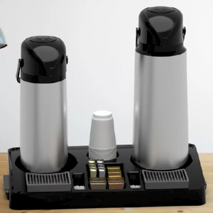 Bandeja Servir Preto Eco organizador de café Unitermi