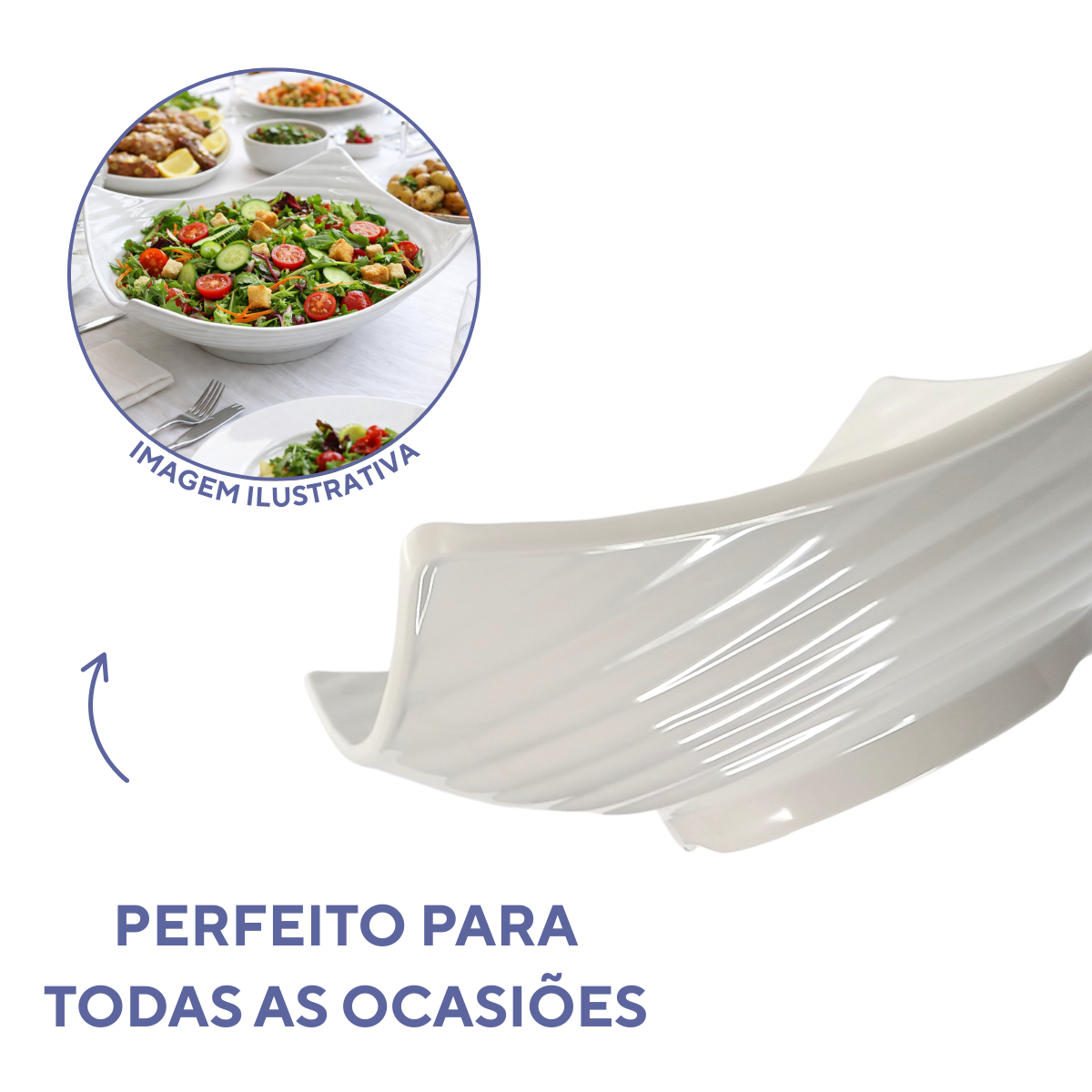 Saladeira Melamina 6 Litros