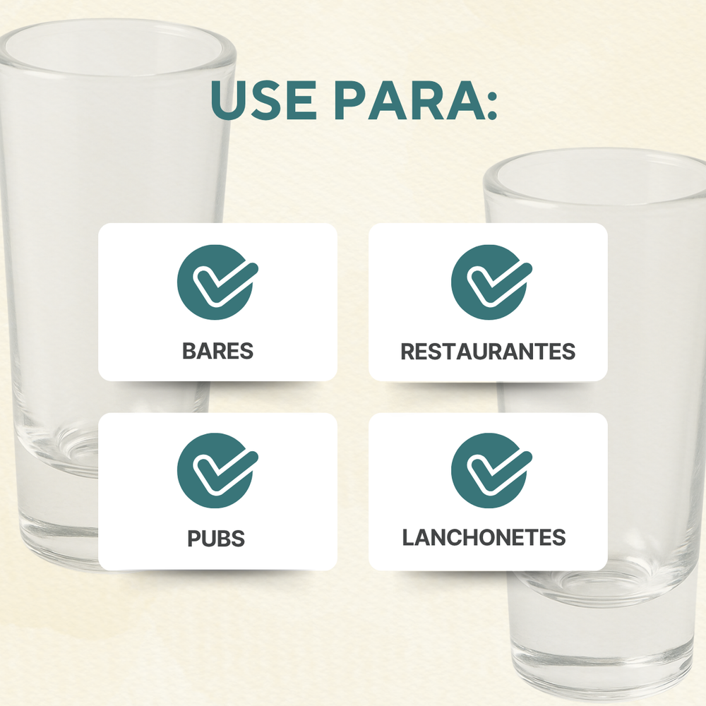 Copo Dose Vidro 70ml - A Gourmet