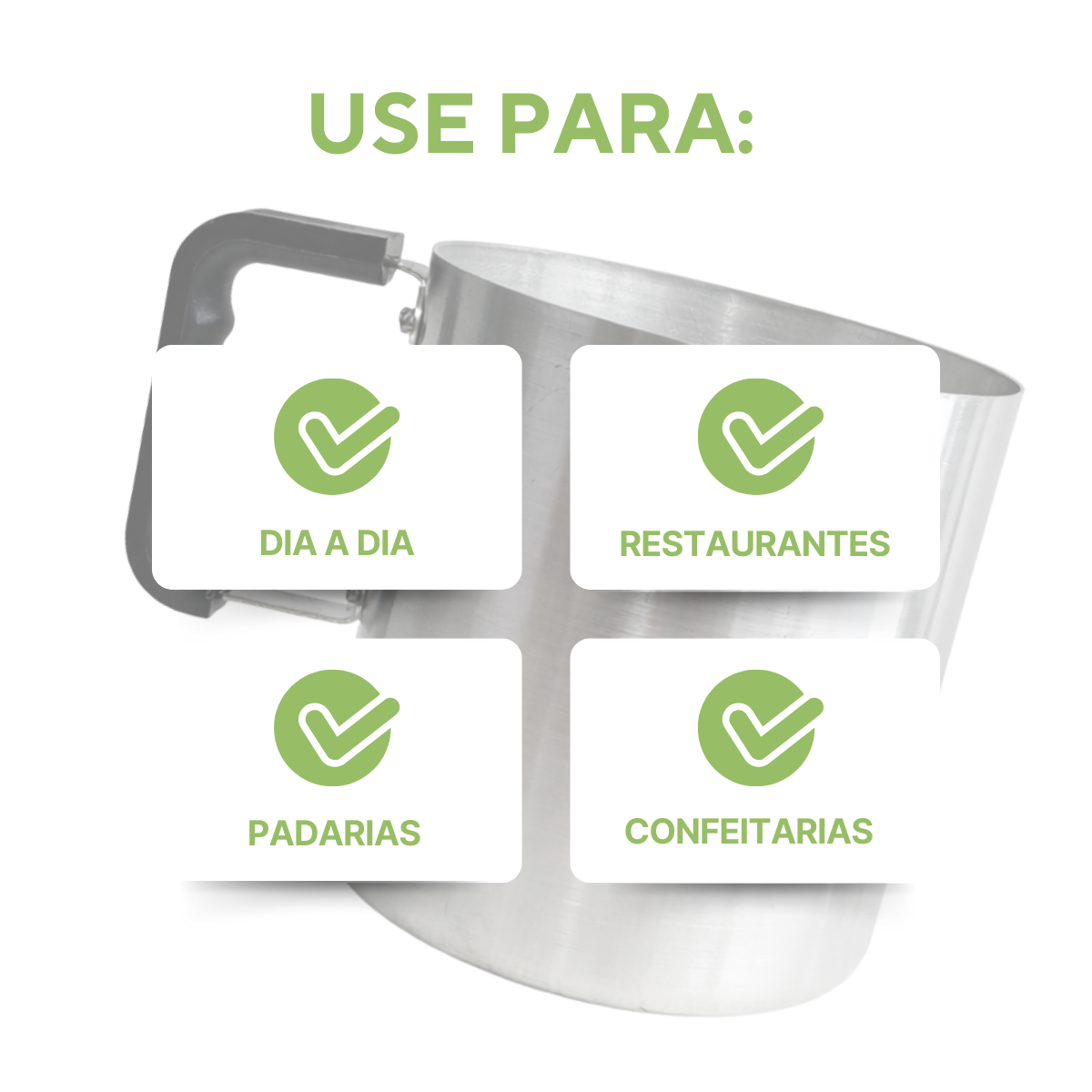 Canecão Aluminio 18cm 4,5L