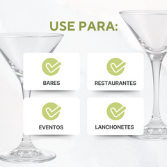 Mini Taça Martini 100ml de Vidro