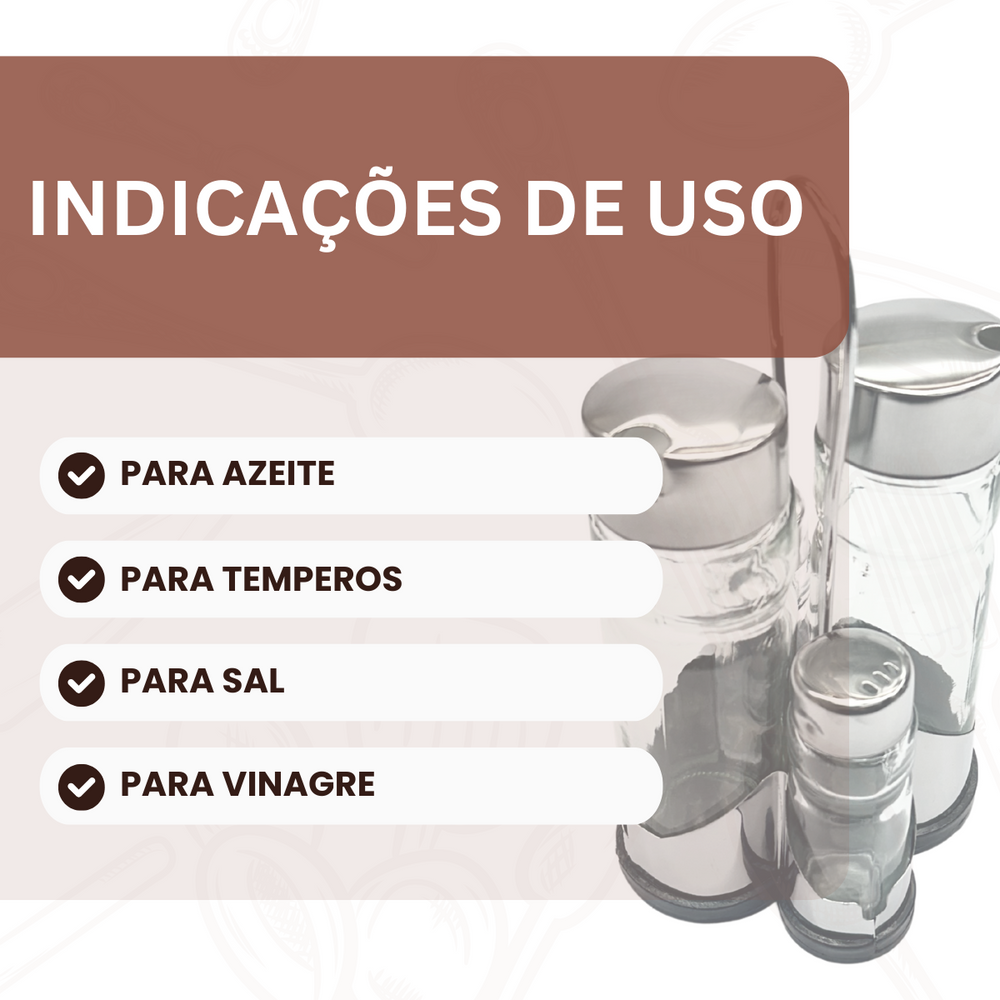 Galheteiro C/ Suporte - A Gourmet