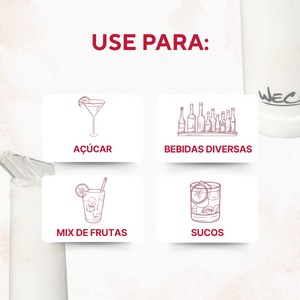 Garrafa Dosadora Plástico 1 Litro - A Gourmet