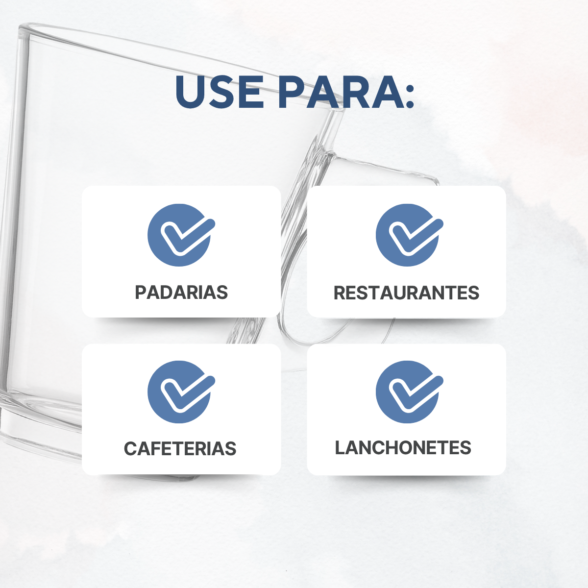 Caneca Cappuccino 140ml Experience Vidro Elegante