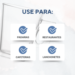 Caneca Cappuccino 140ml Experience Vidro Elegante