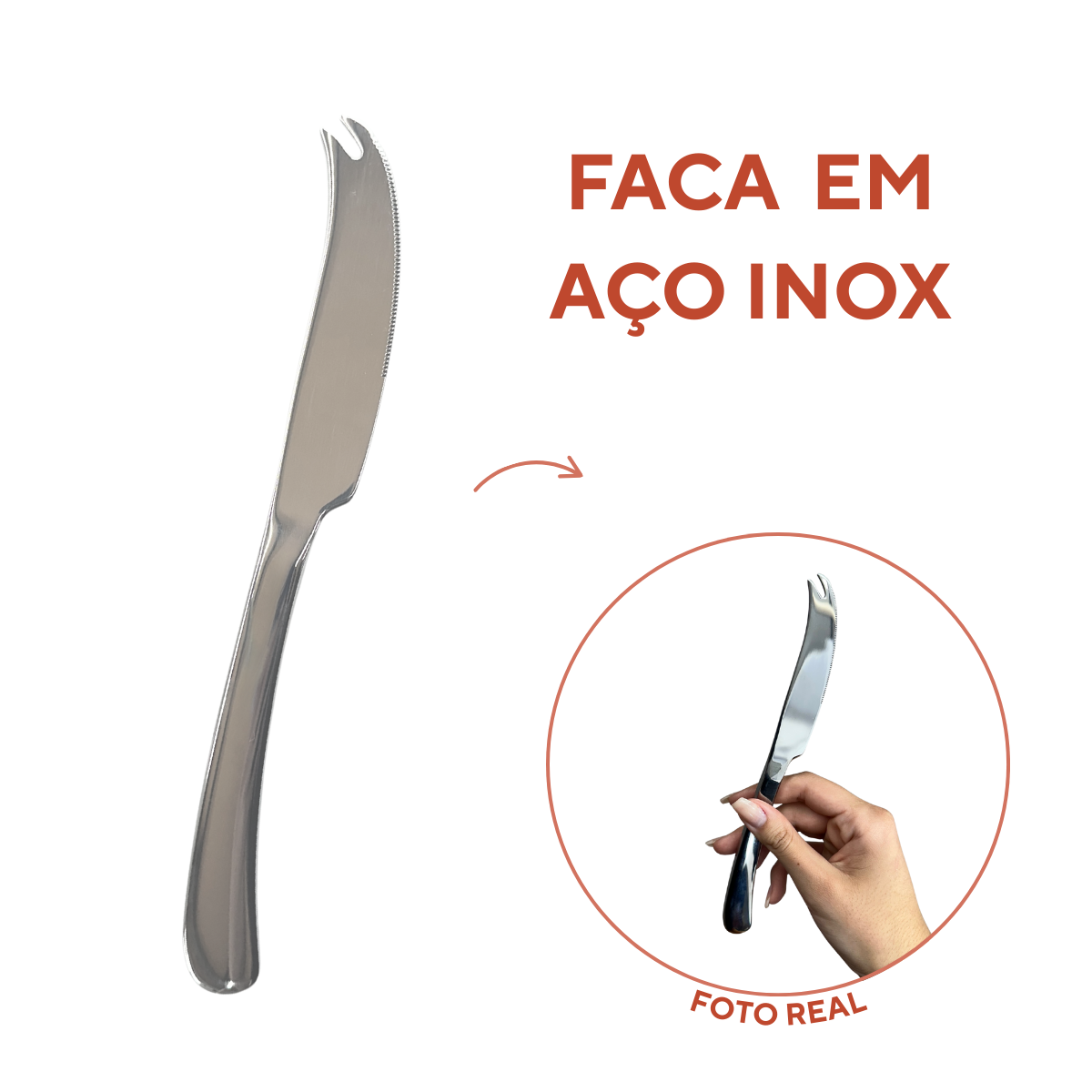 Rechaud queijo Brie Faca Vela Queimador