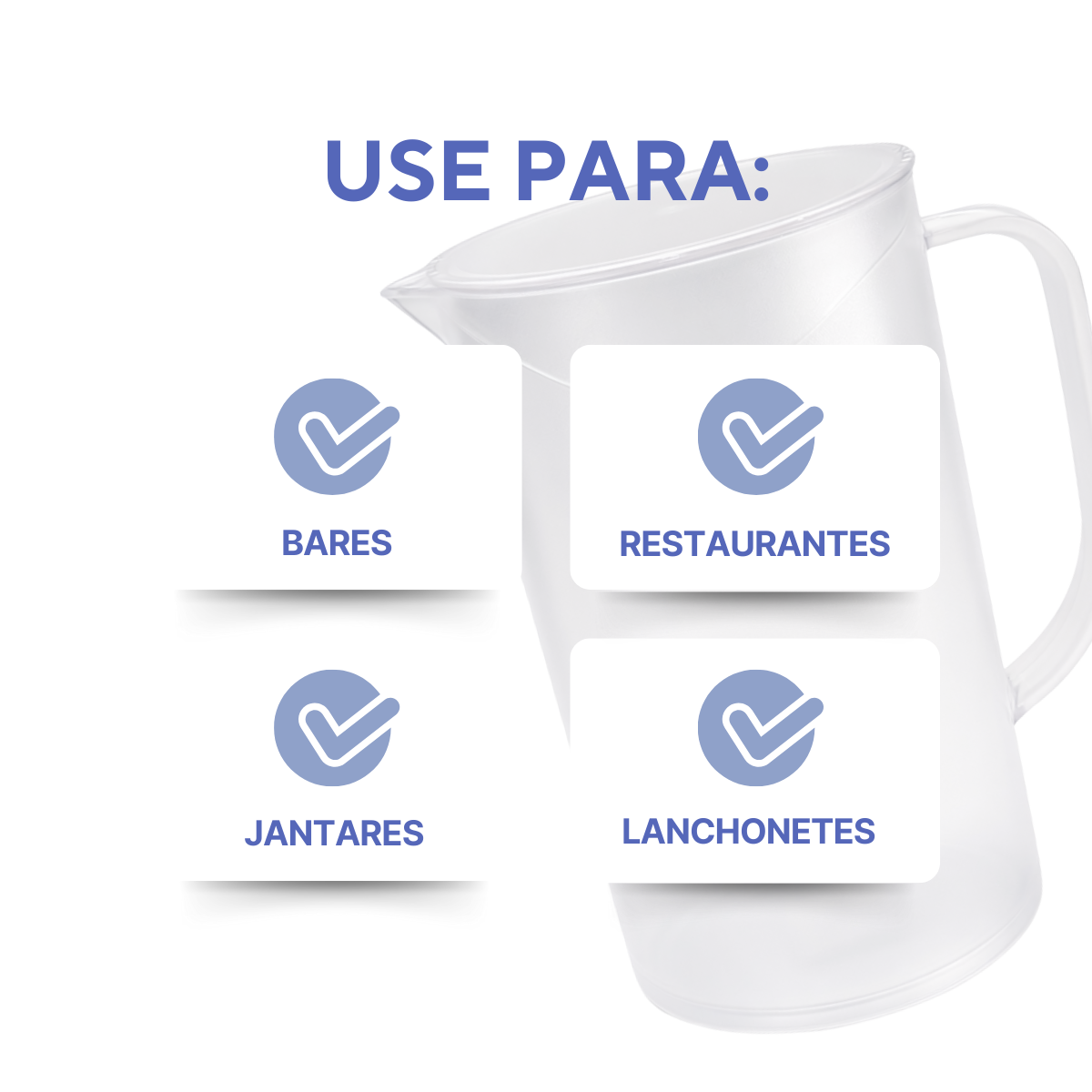 Jarra 1 Litro Poliestireno
