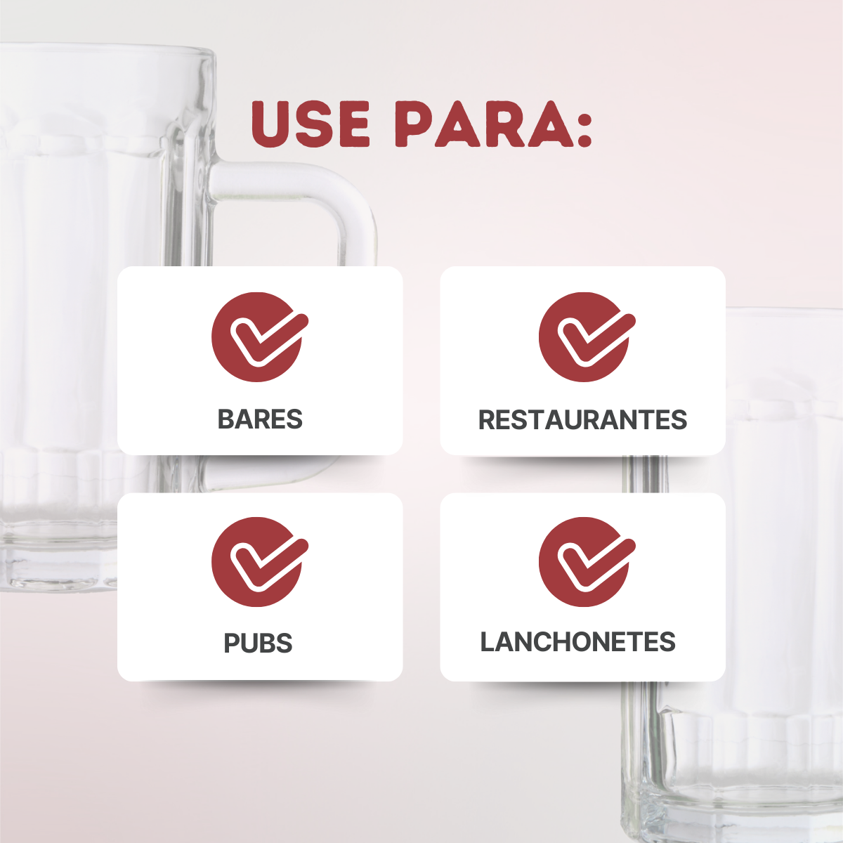 Caneca Chopp 500ml Vidro - A Gourmet
