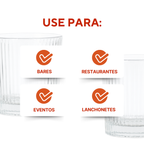 Copo Vidro Sevilha 350ml