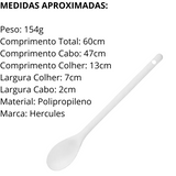 Colher Para Caldeirão Polipropileno 60cm - A Gourmet