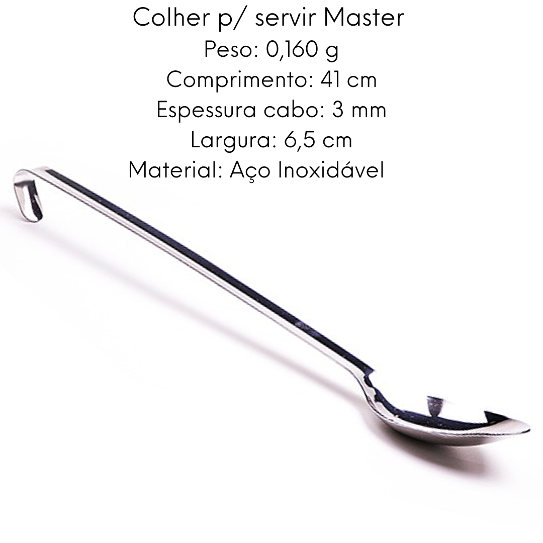 Colher Para Servir Master 41cm Aço Inox Hercules