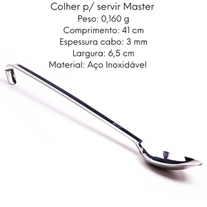 Colher Para Servir Master 41cm Aço Inox Hercules