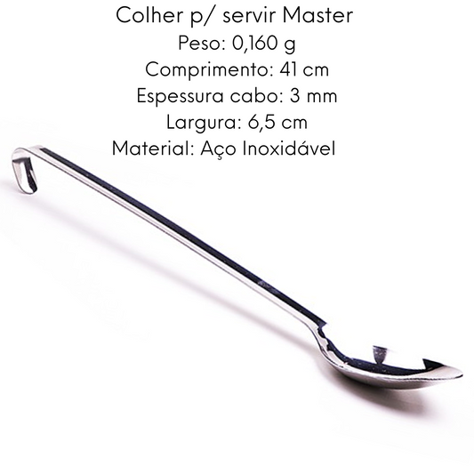 Colher Para Servir Master 41cm Aço Inox