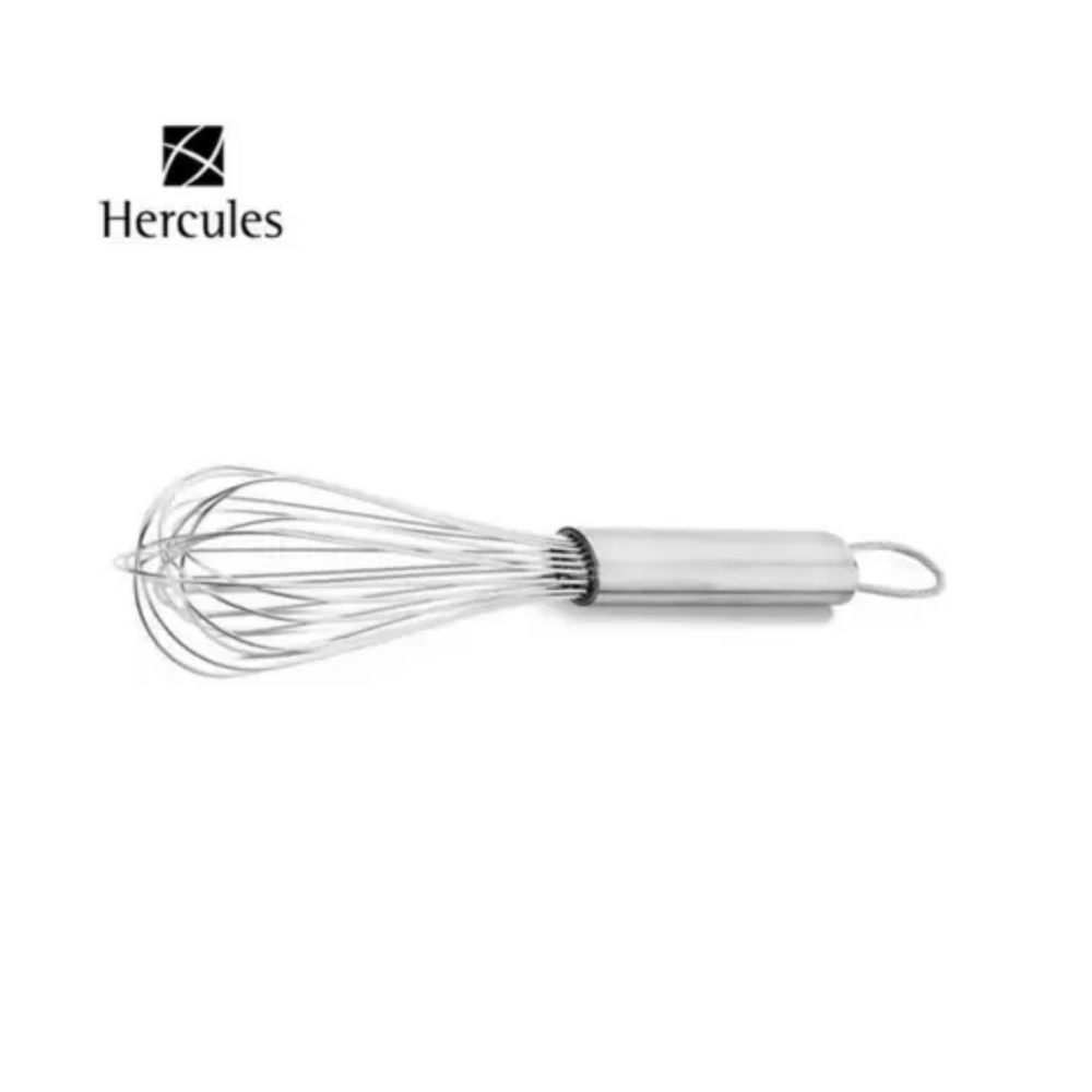 Batedor Fuet Hercules Aço Inox 30cm Hercules