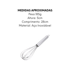 Batedor de Ovos em Aço Inox Hércules Hercules