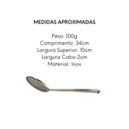 Escumadeira Hercules em aço inox Hercules