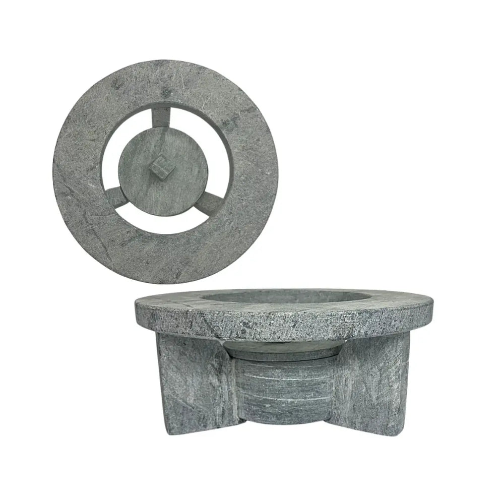 Fogareiro P Pedra Sabão 17cm Val Pedra Sabão