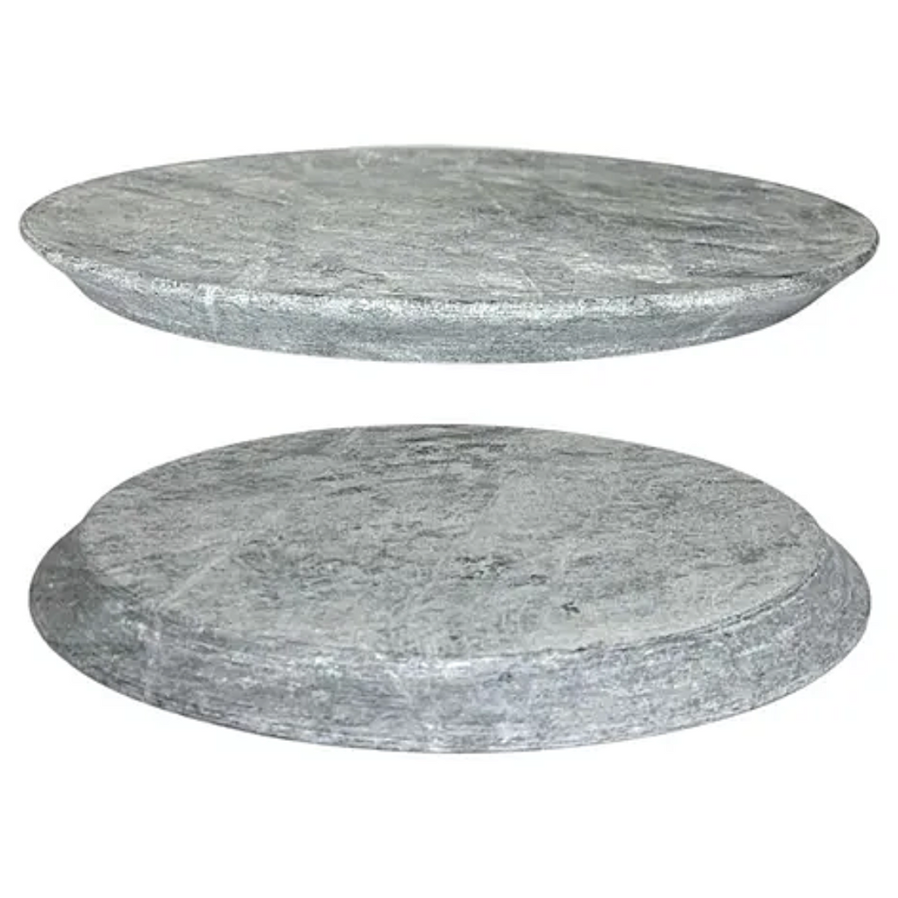 Prato Raso em Pedra Sabão 18cm Val Pedra Sabão