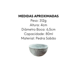 Cumbuca de Pedra Sabão 80ml - A Gourmet