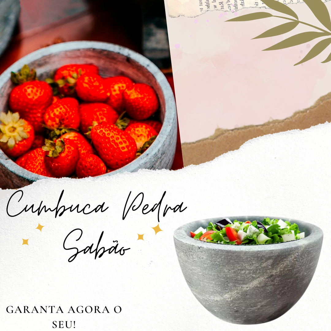 Cumbuca de Pedra Sabão 200ml - A Gourmet