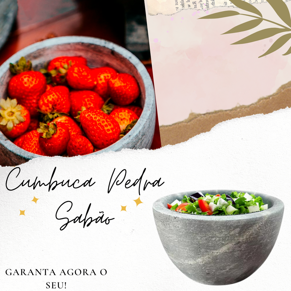 Cumbuca de Pedra Sabão 200ml - A Gourmet