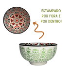 Tigela Cerâmica Estampada 350ml - A Gourmet