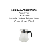 Jarra de Borossilicato 600ml Mimo Style
