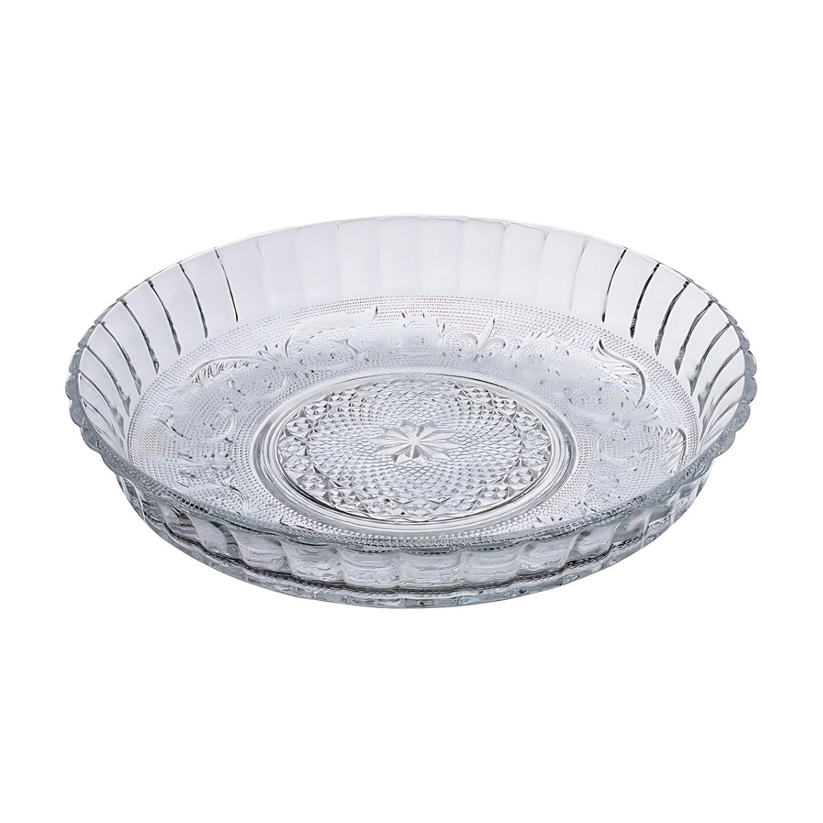 Tigela Rasa Victorian Rasa de Vidro 2L - A Gourmet