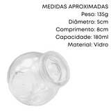 Porta Condimento Bubble Vidro A Gourmet