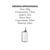 Azeiteiro ou Vinagreiro Galão em Vidro 330ml - A Gourmet