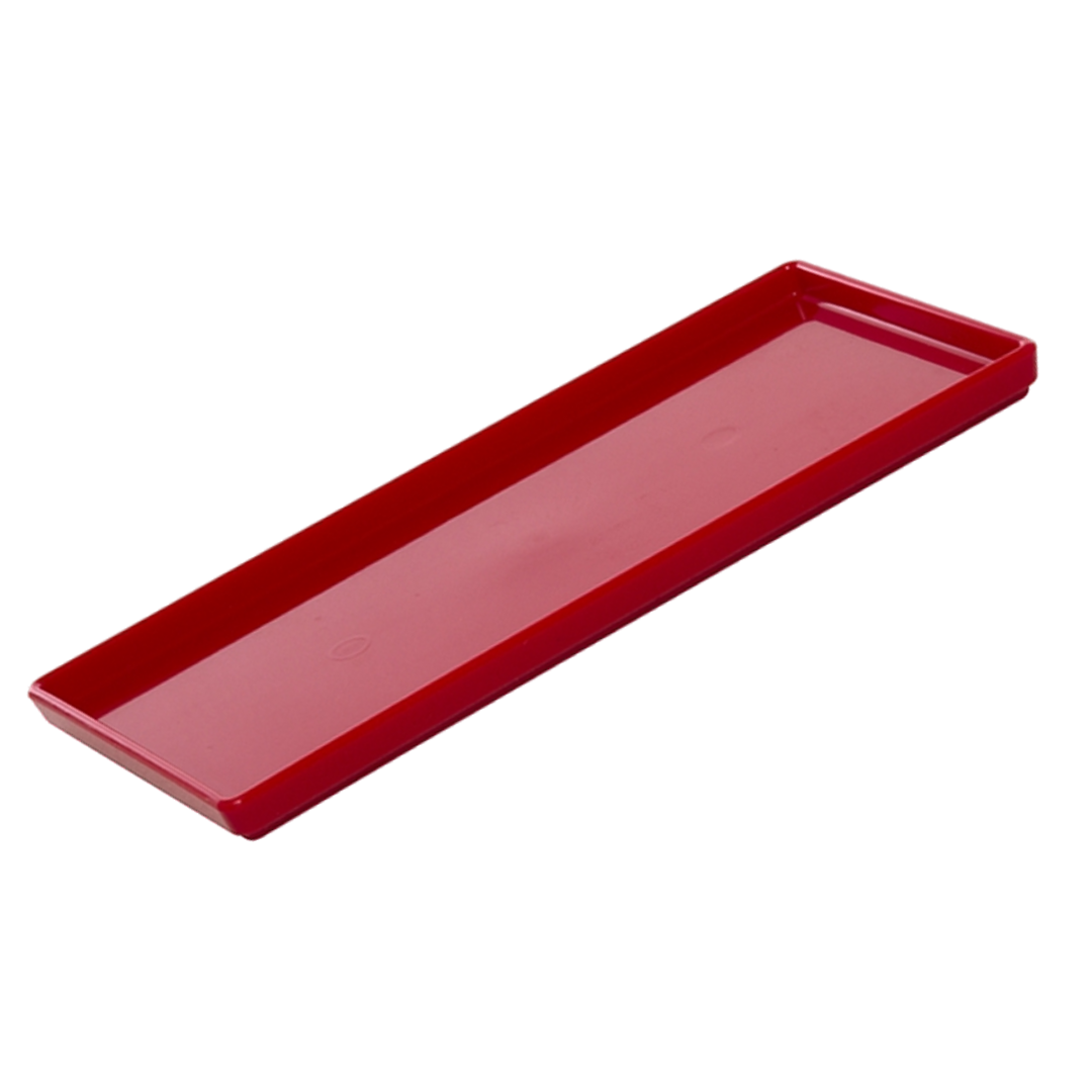 Bandeja Square Retangular Vermelho VemPlast